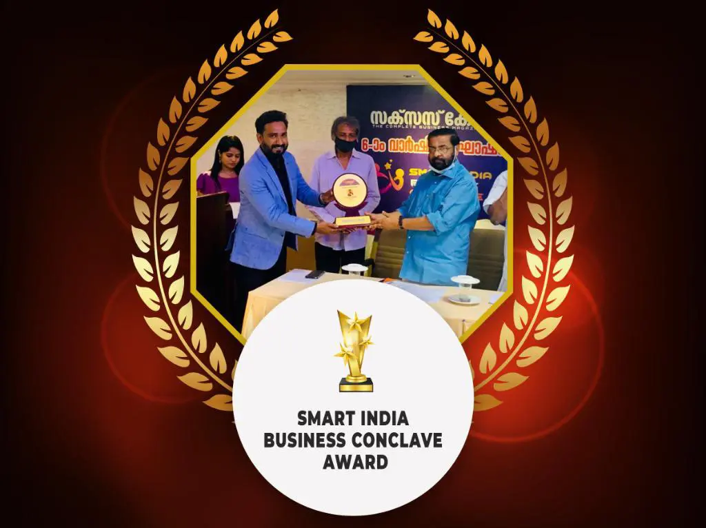 Smart India Business Award Nishad Ahammed