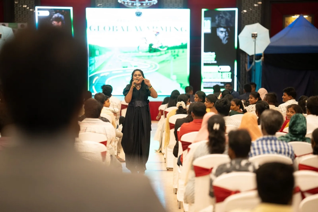 GoFree Cycles Promoters Meet with Mentalist Anandhu Inspiring a Greener Future Together ()