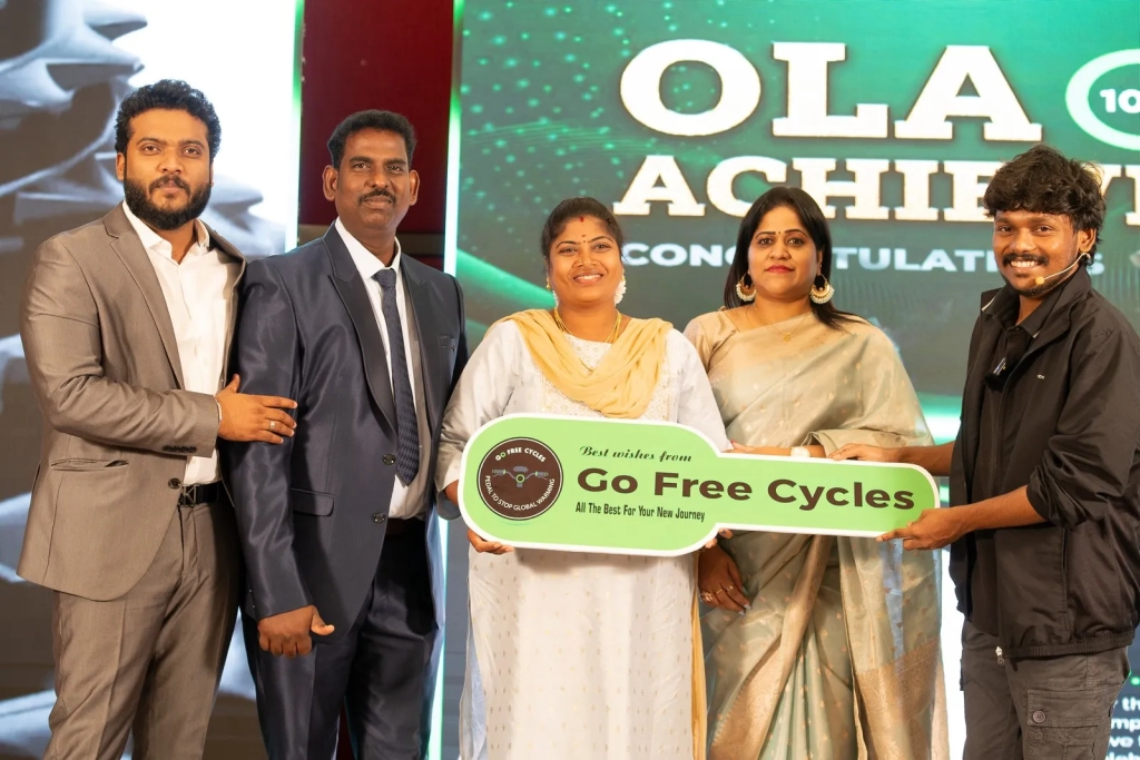 GoFree Cycles Promoters Meet with Mentalist Anandhu Inspiring a Greener Future Together ()